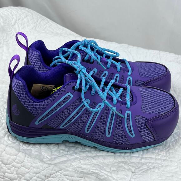 NWOB Nautilus Safety Footwear Women's Size 6EE Purple/Blue Safety Toe Shoe NEW - Picture 9 of 10